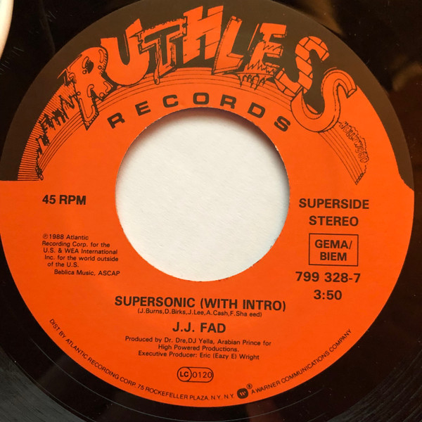 J.J. Fad - Supersonic | Ruthless Records (799 328-7) - 3