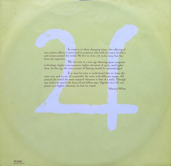 Earth, Wind & Fire - Faces | CBS (CBS 88498) - 10