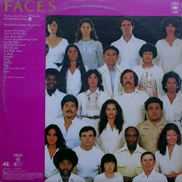 Earth, Wind & Fire - Faces | CBS (CBS 88498) - 4