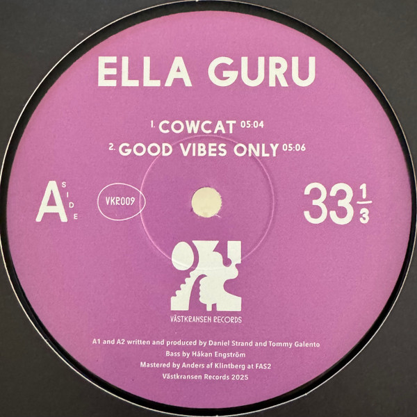 Ella Guru - Good Vibes Only | Västkransen Records (VKR009) - main