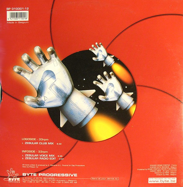 DJ Bounce - Zebular | Byte Progressive (BP 010001-12) - 2