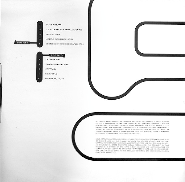 The Shamen - Boss Drum | One Little Indian (TPLP42) - 3