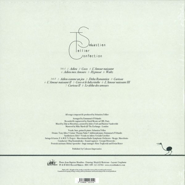 Sébastien Tellier - Confection | Record Makers (REC 109) Sébastien Tellier - Confection | Record Makers (REC 109)