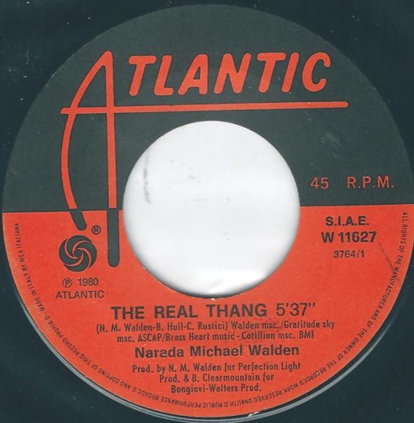 Narada Michael Walden - The Real Thang | Atlantic (W 11627) - 3