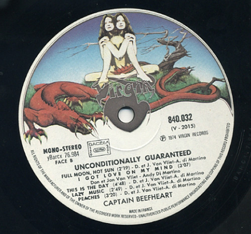 Captain Beefheart And The Magic Band - Unconditionally Guaranteed | Virgin (840032) - 4