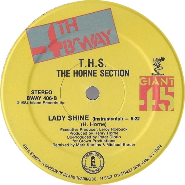 The Horne Section - Lady Shine (Shine On) | 4th & Broadway (BWAY 406) - 2 The Horne Section - Lady Shine (Shine On) | 4th & Broadway (BWAY 406) - 2
