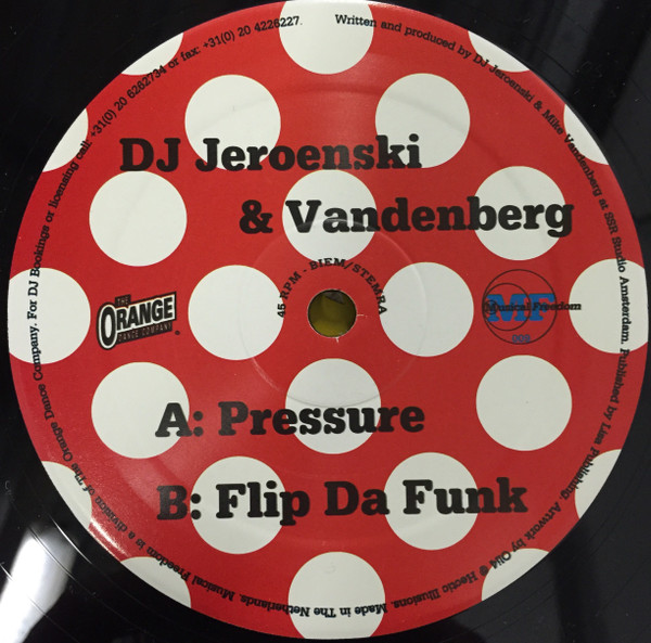 DJ Jeroenski & Mike Vandenberg - Pressure / Flip Da Funk | Musical Freedom (MF 009) - 3