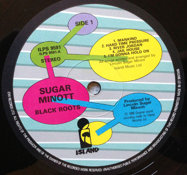 Sugar Minott - Black Roots | Island Records (ILPS 9591) - 2 Sugar Minott - Black Roots | Island Records (ILPS 9591) - 2
