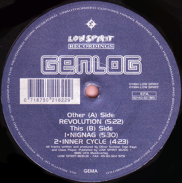 Genlog - Revolution | Low Spirit Recordings (EFA 02162-02 MS)