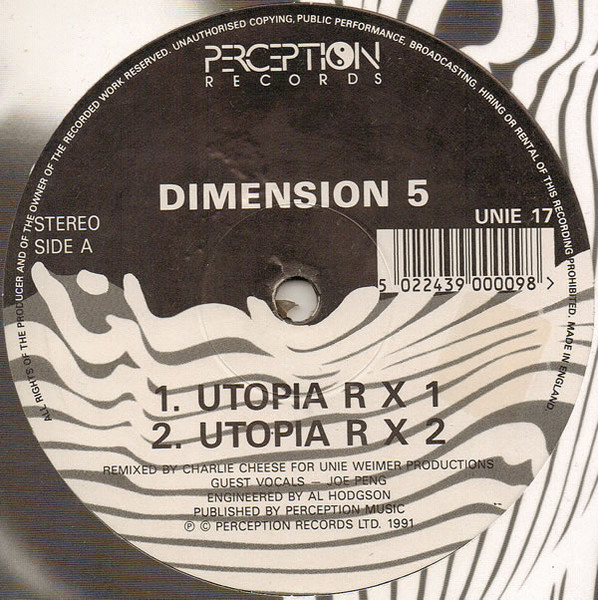 Dimension 5 - Utopia (Midsummer Madness Remixes) | Perception Records (UNIE 17)