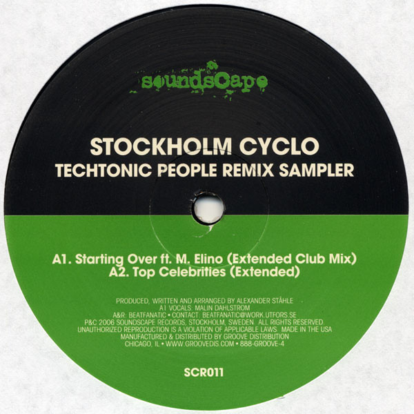 Stockholm Cyclo - Techtonic People Remix Sampler | Soundscape Records (SCR 011) - main