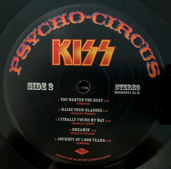 Kiss - Psycho Circus (2014 Reissue) [Vinyl] | Mercury (B0020071-01) - 4