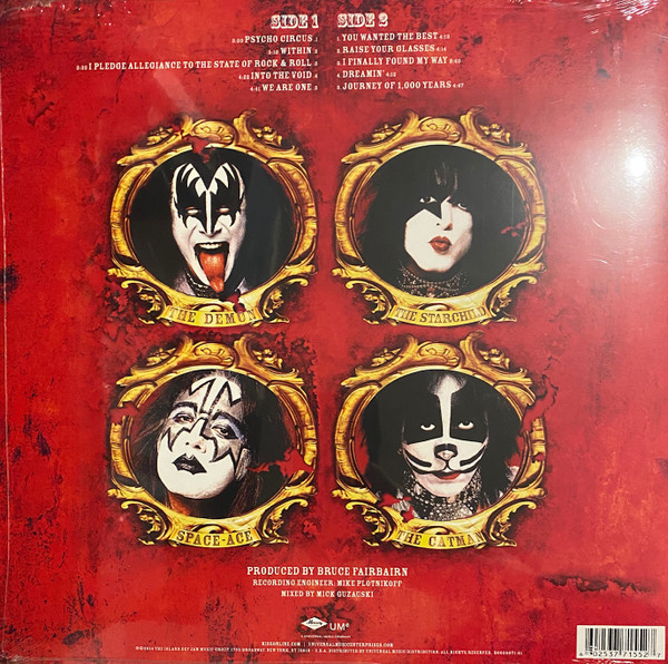 Kiss - Psycho Circus (2014 Reissue) [Vinyl] | Mercury (B0020071-01) - 2
