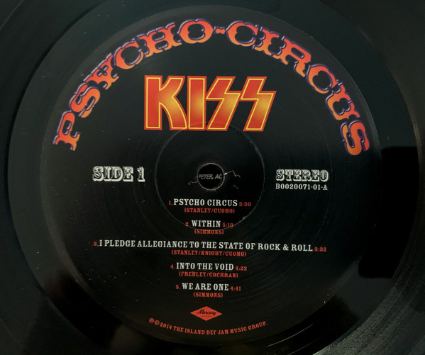 Kiss - Psycho Circus (2014 Reissue) [Vinyl] | Mercury (B0020071-01) - 3