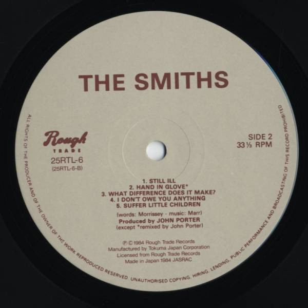 The Smiths - The Smiths | Rough Trade (25RTL-6) - 4