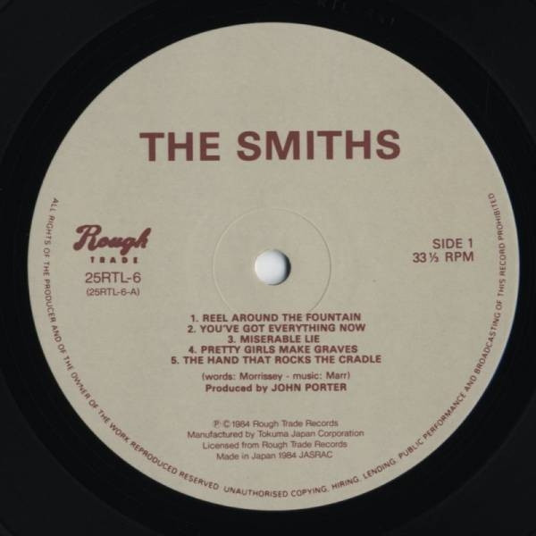 The Smiths - The Smiths | Rough Trade (25RTL-6) - 3
