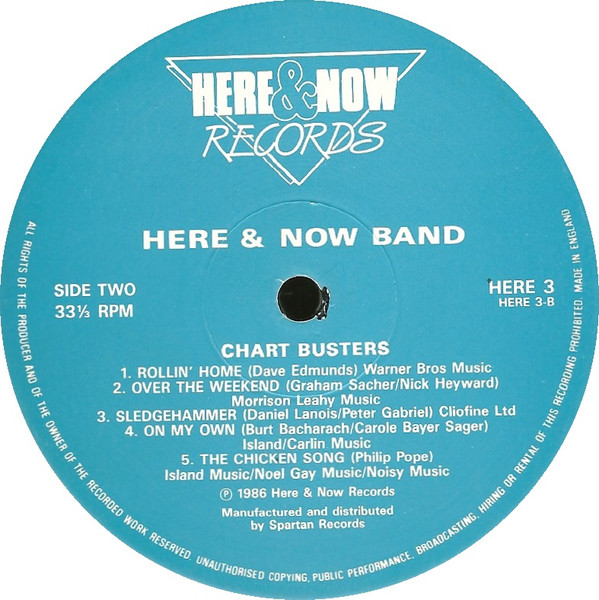Here & Now Band - Chart Busters Volume 3 | Here & Now Records (HERE 3) - 4