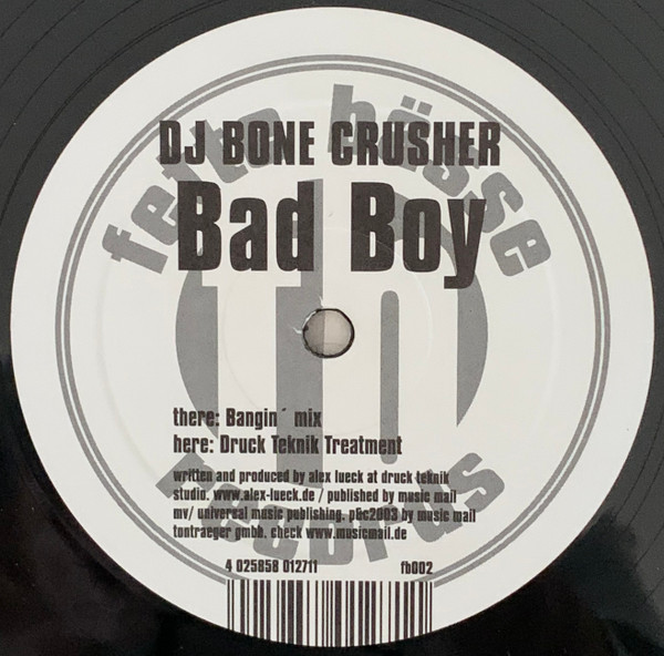 DJ Bone Crusher - Bad Boy | Fette Bässe Records (fb002) - 4