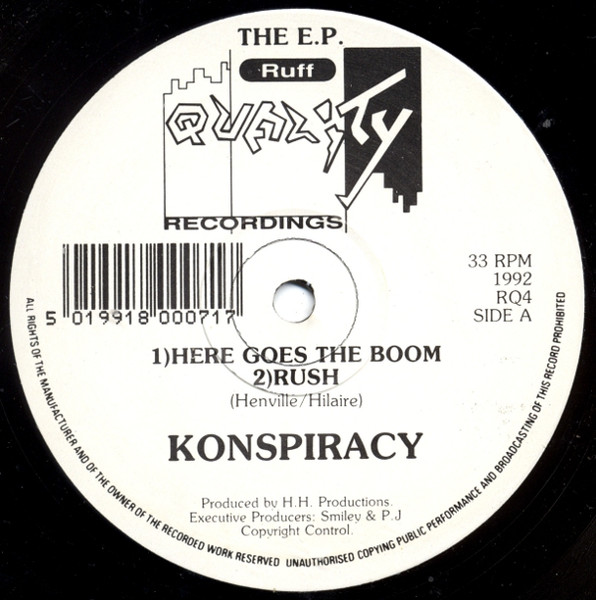 Konspiracy - The E.P. | Ruff Quality Recordings (RQ4)