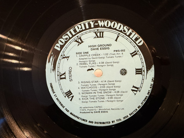 David Essig - High Ground | Woodshed Records (WS-002) - 3