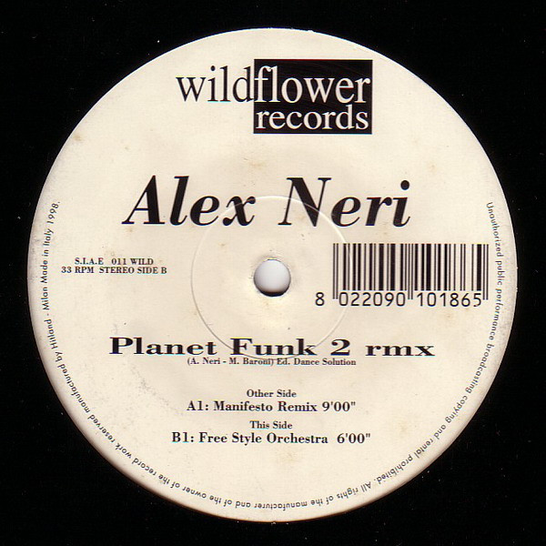 Alex Neri - Planet Funk 2 Remix | Wildflower Records (WILD 011) - 2