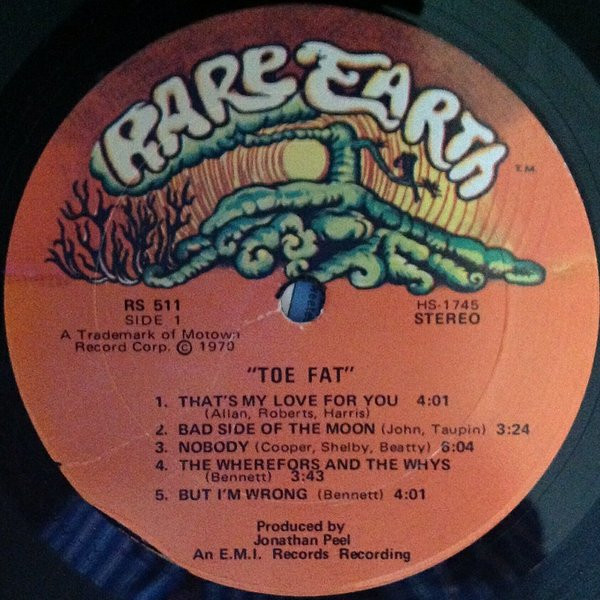 Toe Fat - Toe Fat | Rare Earth (RS511) - 3