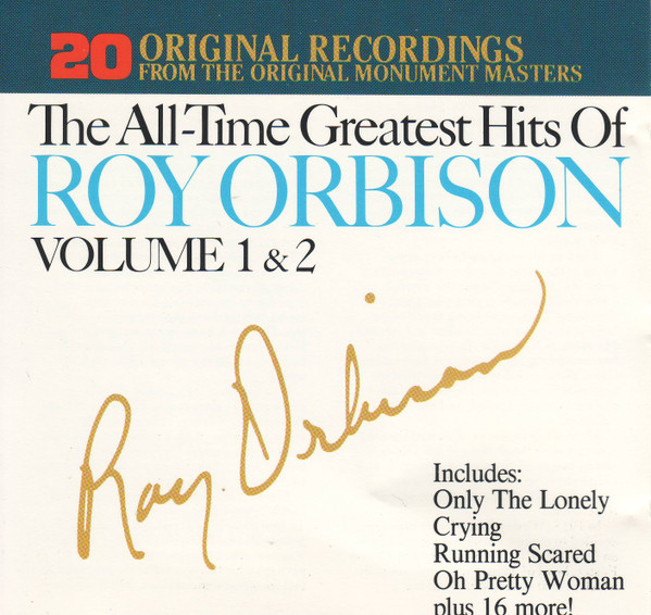Roy Orbison - The All-Time Greatest Hits Of Roy Orbison Volume 1 & 2 | CBS Associated (WZGK-31484) - main Roy Orbison - The All-Time Greatest Hits Of Roy Orbison Volume 1 & 2 | CBS Associated (WZGK-31484) - main