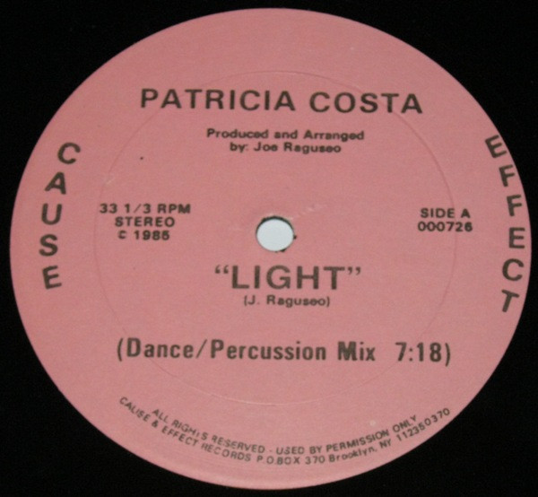 Patricia Costa - Light | Cause & Effect Records (000726) - main
