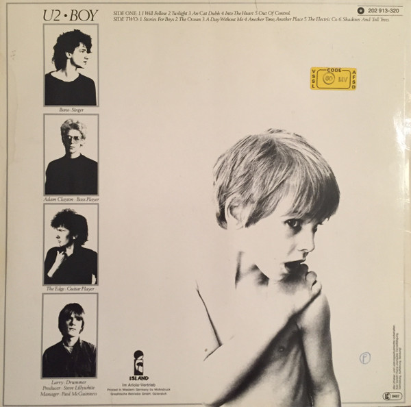 U2 - Boy | Island Records (202 913-320) - 2 U2 - Boy | Island Records (202 913-320) - 2