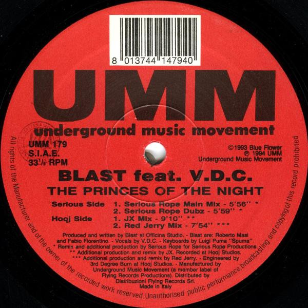 Blast  &  V.D.C. - The Princes Of The Night | UMM (UMM 179) - 2