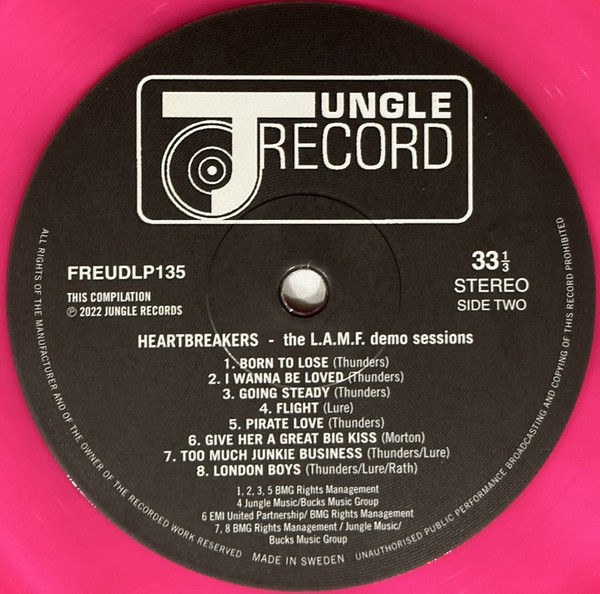 The Heartbreakers - The L.A.M.F. Demo Sessions LP | Jungle Records (FREUDLP135) - 4