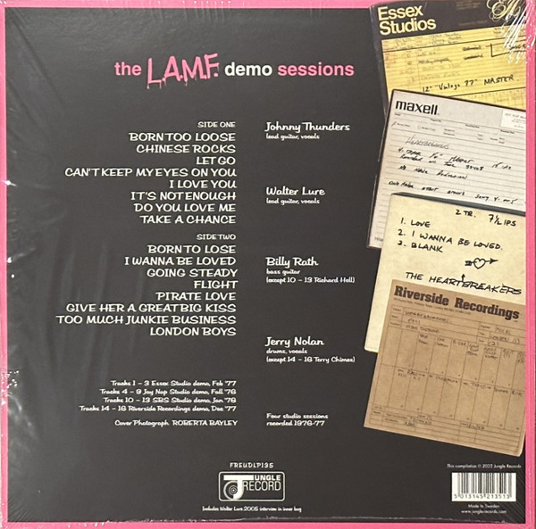The Heartbreakers - The L.A.M.F. Demo Sessions LP | Jungle Records (FREUDLP135) - 2
