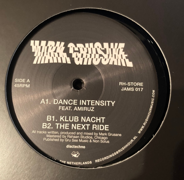 Mark Grusane - Dance Intensity | Rush Hour Store Jams (RH-STORE JAMS 017) - main Mark Grusane - Dance Intensity | Rush Hour Store Jams (RH-STORE JAMS 017) - main