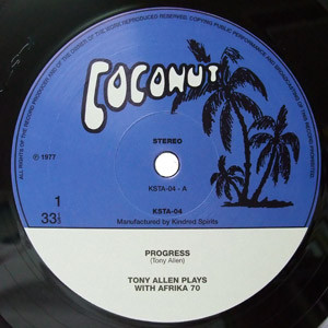 Tony Allen Plays With Africa 70 - Progress | Kindred Spirits (KSTA 04) - 3