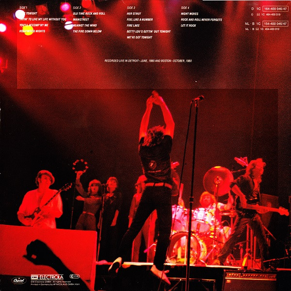 Bob Seger And The Silver Bullet Band - Nine Tonight | Capitol Records (1C 164-400 046/47)