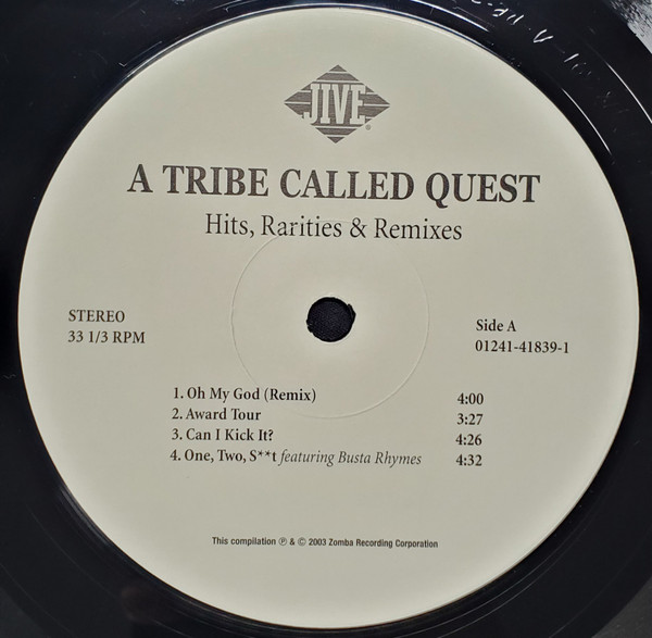 A Tribe Called Quest - Hits, Rarities & Remixes | Jive (01241-41839-1) - 3 A Tribe Called Quest - Hits, Rarities & Remixes | Jive (01241-41839-1) - 3