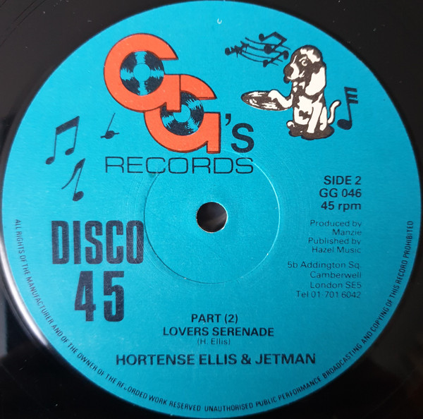 Hortense Ellis & Jetman - Secretly | GG's Records (GG046) - 2