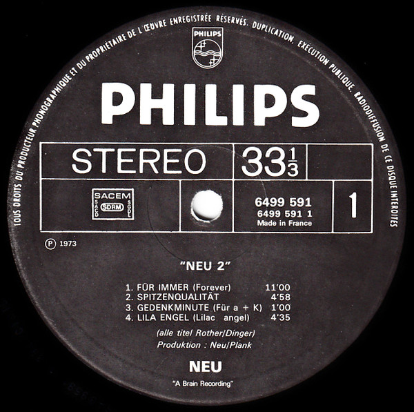 Neu! - Neu! 2 | Philips (6499 591) - 3