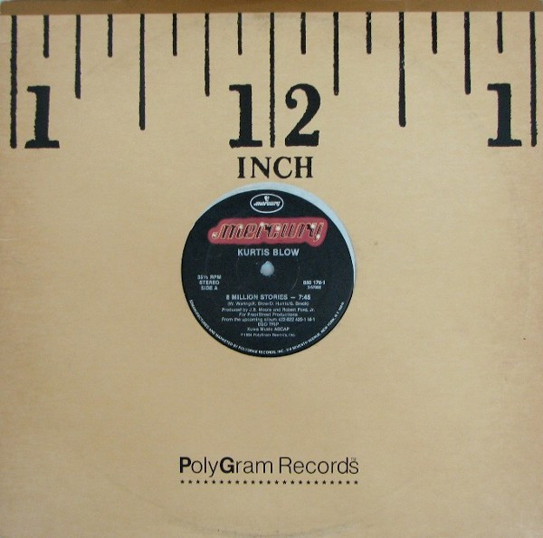 Kurtis Blow - 8 Million Stories / AJ Scratch | Mercury (880 170-1) - 3