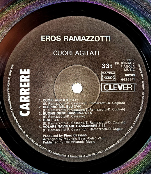 Eros Ramazzotti - Cuori Agitati | Clever (66.269) - 4 Eros Ramazzotti - Cuori Agitati | Clever (66.269) - 4