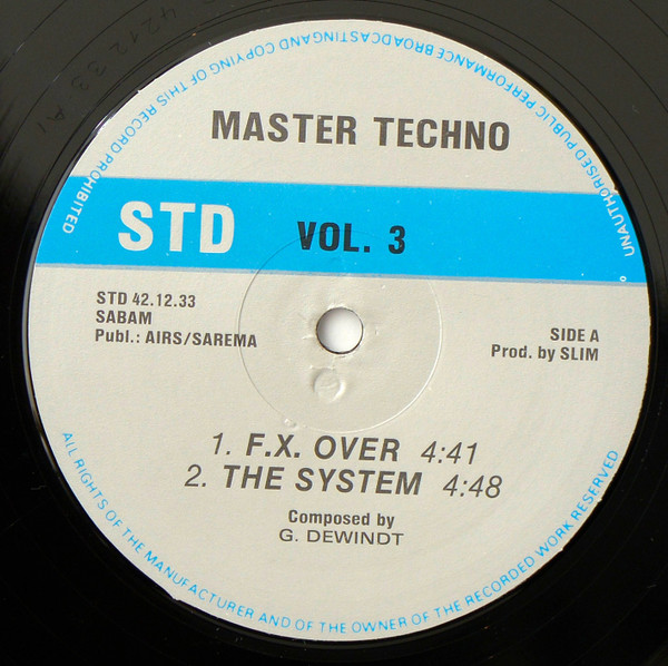 Master Techno - Vol. 3 | S.T.D. Records (STD 42.12.33) Master Techno - Vol. 3 | S.T.D. Records (STD 42.12.33)