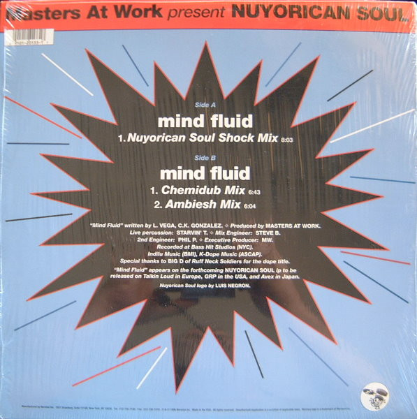 Masters At Work Present Nuyorican Soul - Mind Fluid | Nervous Records (NE20133) - 3