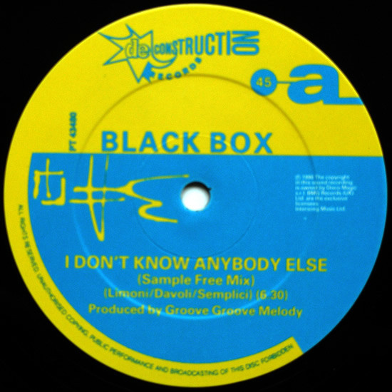 Black Box - I Don't Know Anybody Else | Deconstruction (PT 43480) - 3