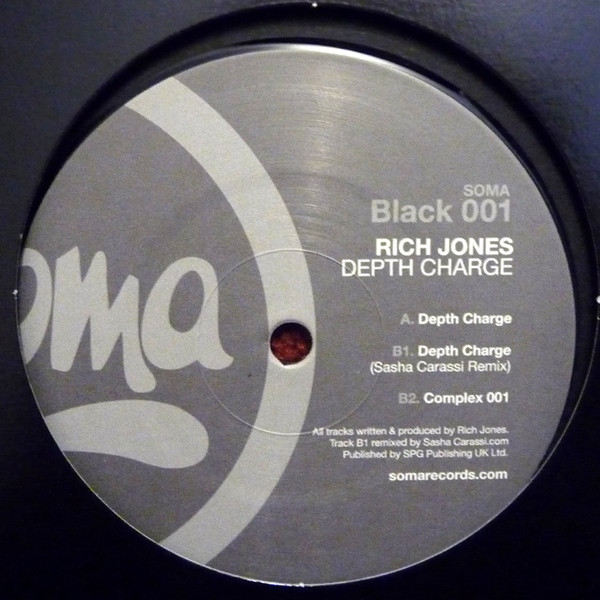 Rich Jones - Depth Charge | Soma Quality Recordings (SOMA BLACK 001)