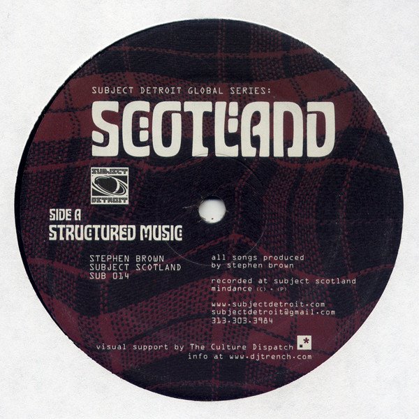 Stephen Brown - Subject Scotland | Subject Detroit (SUB 014)