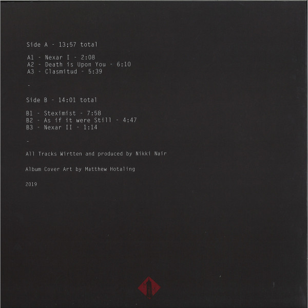 Nikki Nair - Just Reduction | Muy Muy Limited (MM001) - 2