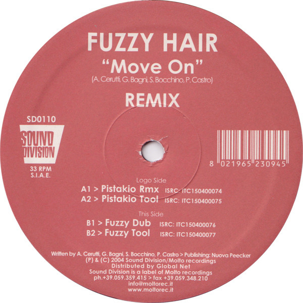 Fuzzy Hair - Move On | Sound Division (SD0110)