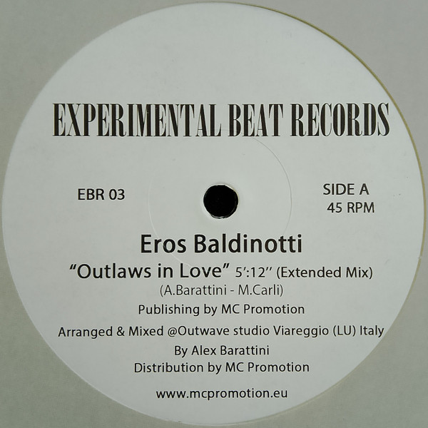 Eros Baldinotti - Outlaws in Love | Experimental Beat Records (EBR 03)