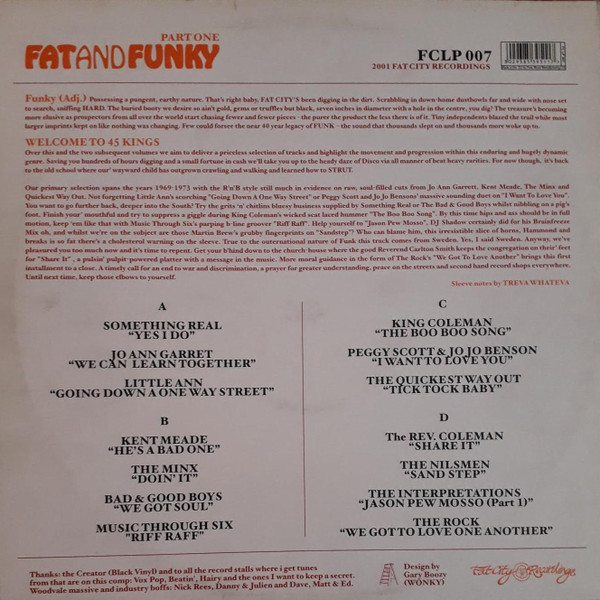 Various - 45 Kings (Fat And Funky) | Fat City (FCLP 007) - 2