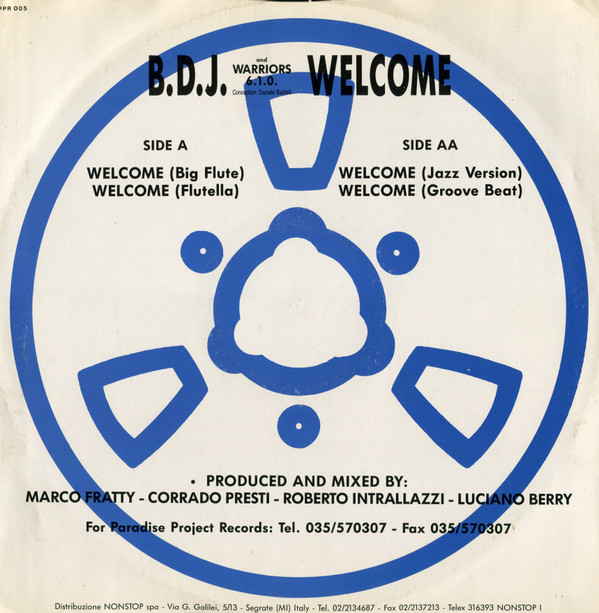 B.D.J. And Warriors 6.1.0. - Welcome | Paradise Project Records (PPR 005) - 3